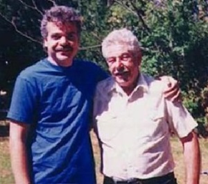 Paul Sanberg and his dad, Bernard Sanberg