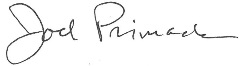 Joel Primack signature