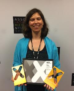 Katie Burke at the 2019 EXCEL Awards 