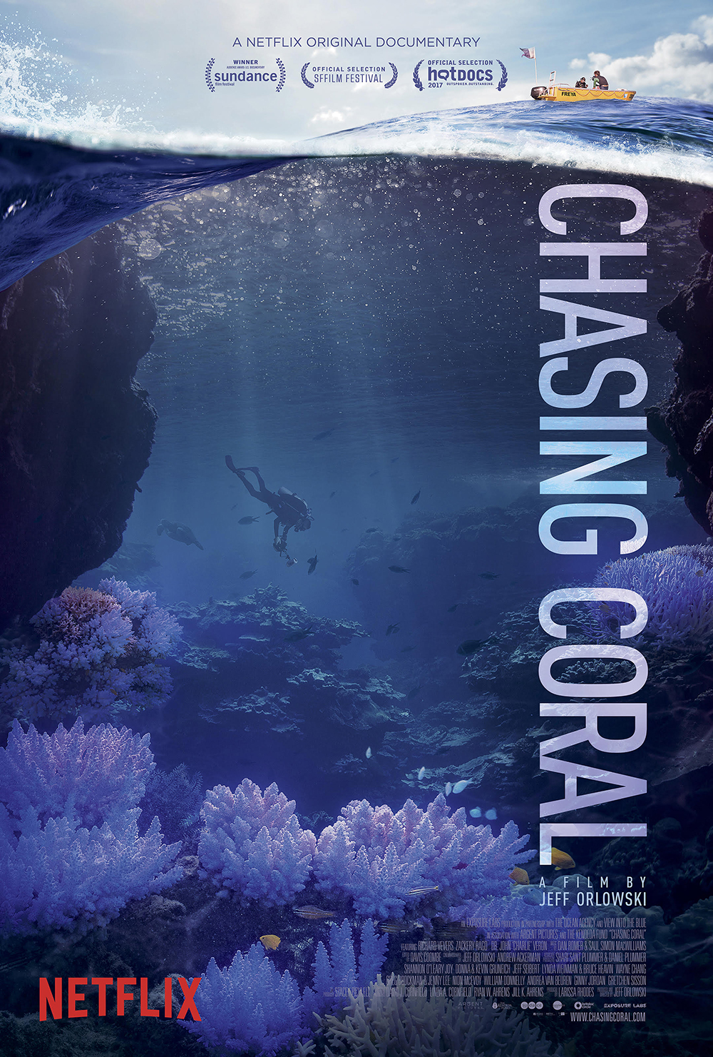 Chasing Coral Marquee Poster