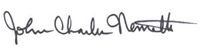 John Nemeth Signature John Nemeth Signature