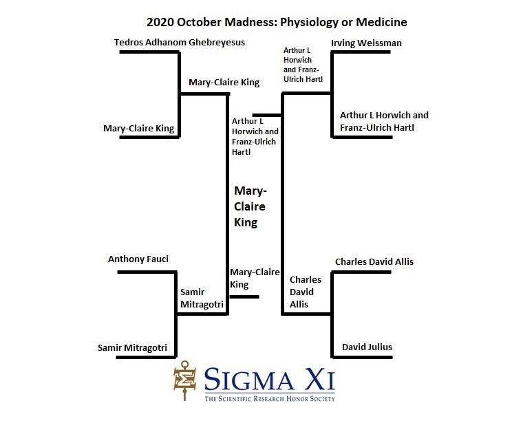 Champion Bracket Physiology or Medicine